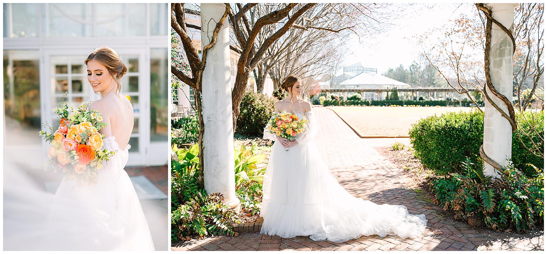 wedding photos at daniel stowe botanical garden by charlotte wedding photographers