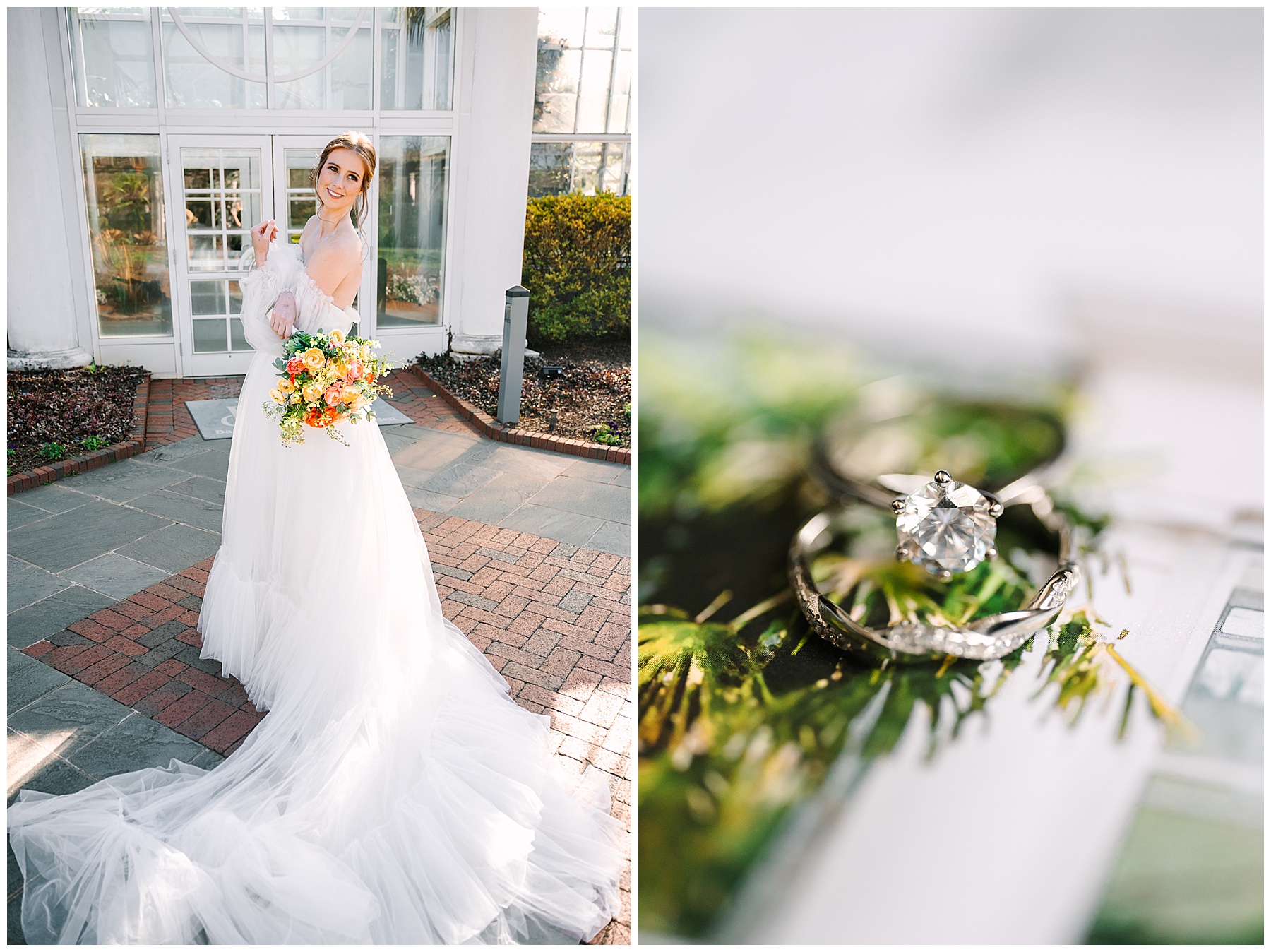 wedding photos at daniel stowe botanical garden by charlotte wedding photographers