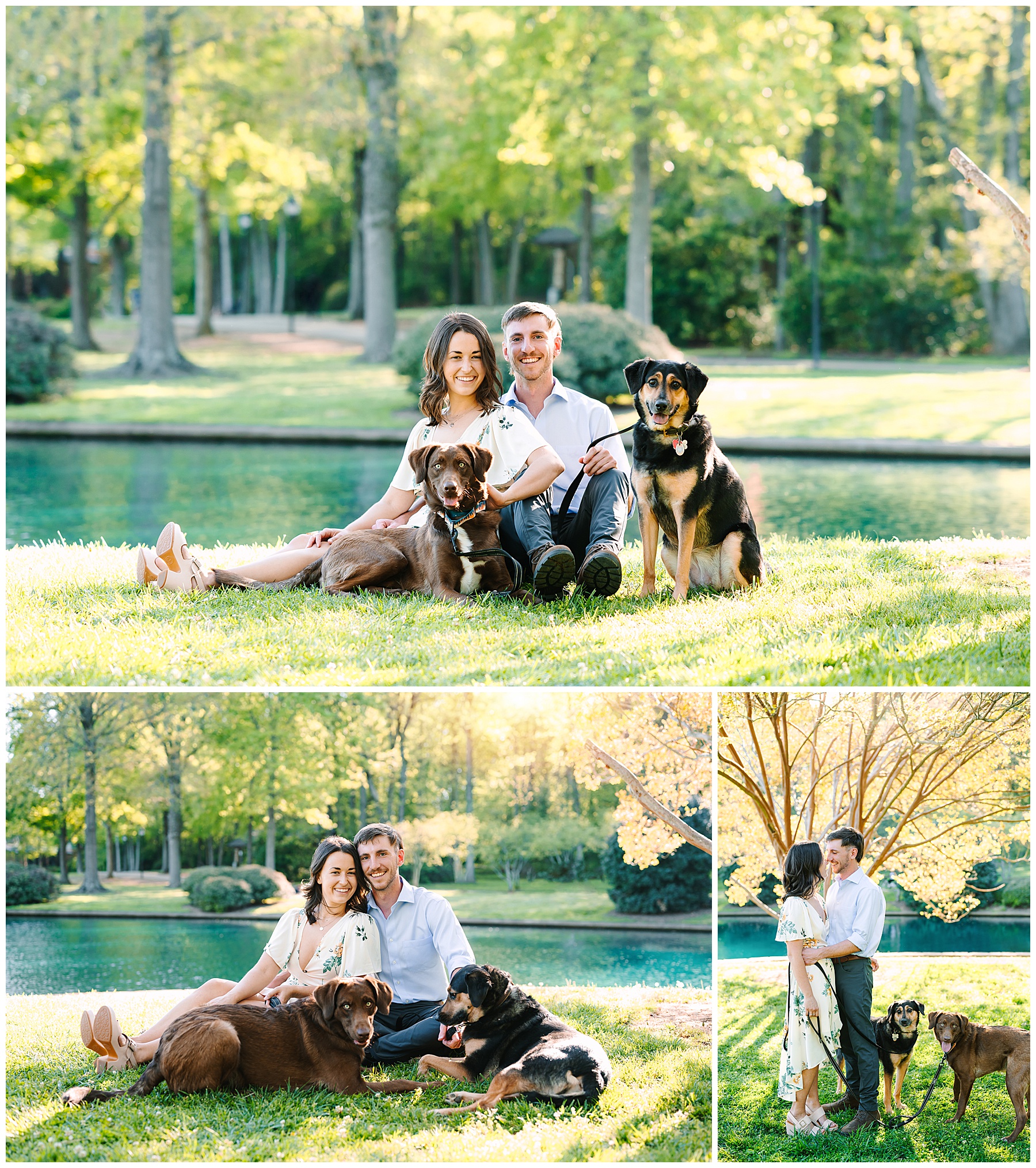 engaged couples photos at a park.jpg
