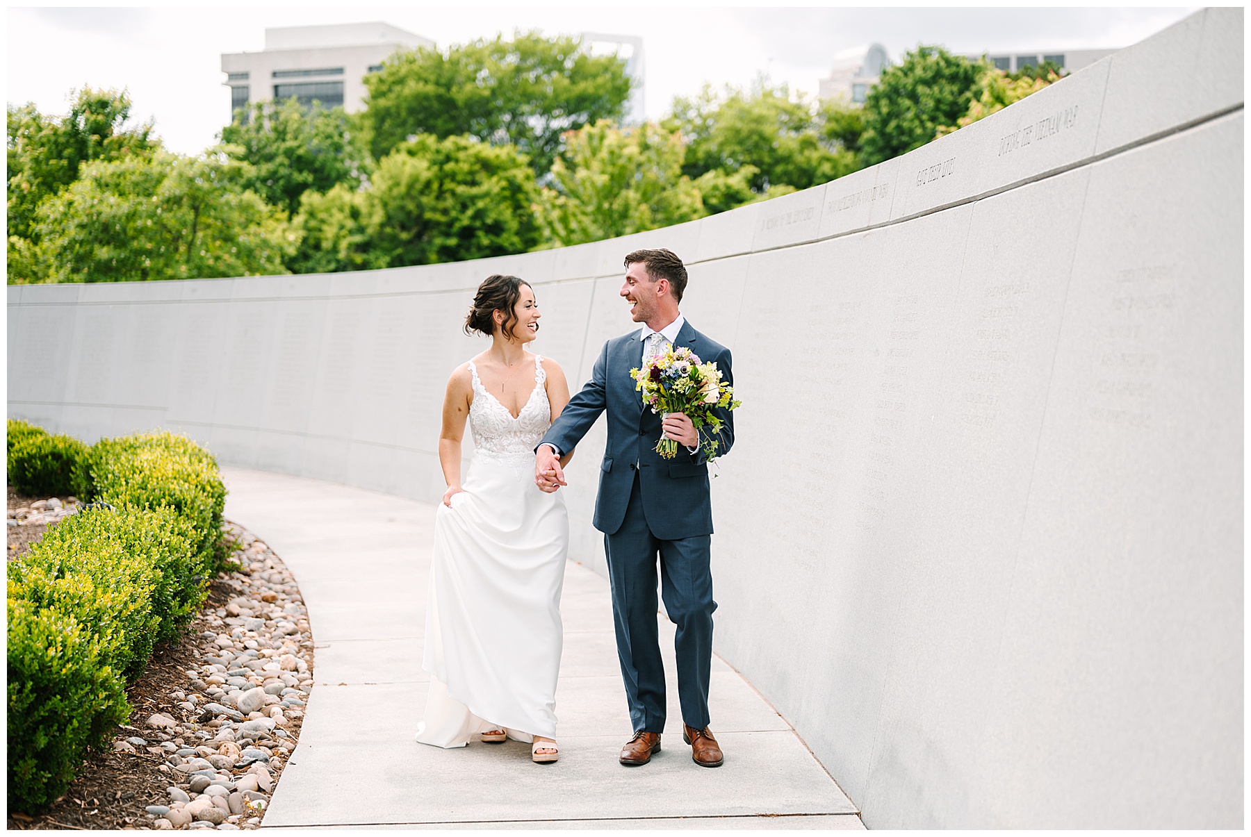 charlotte nc photographers capture man and wife on their wedding day