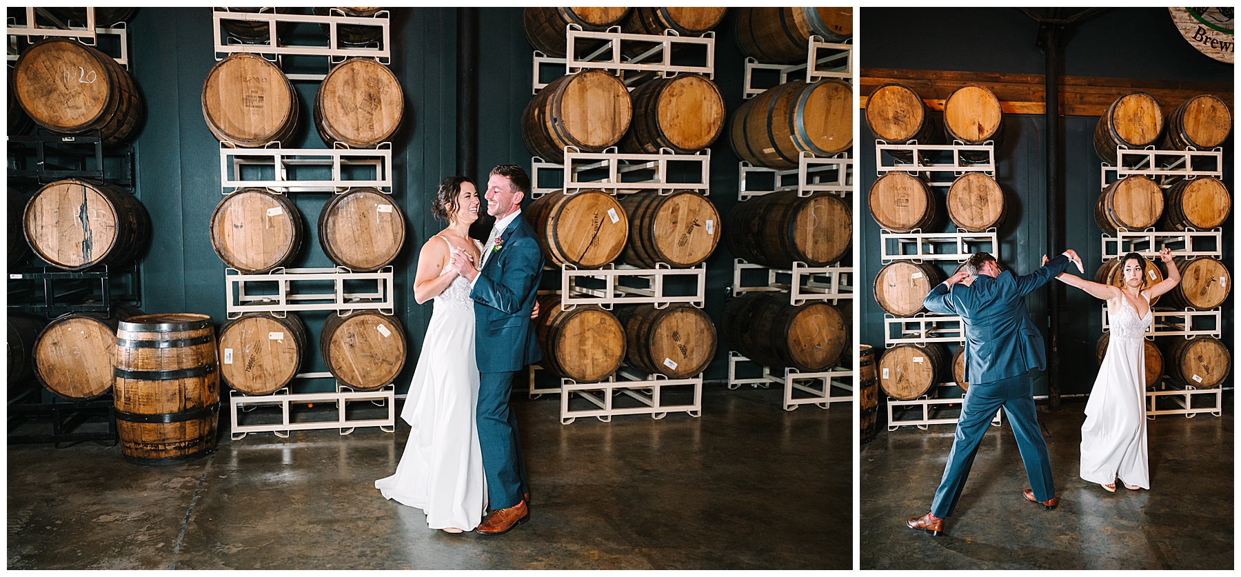 charlotte nc couples first dance on their wedding day