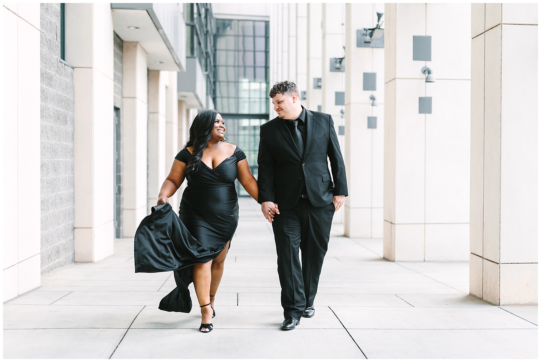 engagement photos in charlotte nc by north carolina wedding photographer